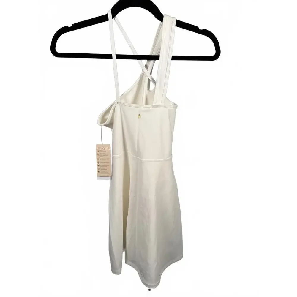 Spiritual Gangster Kaci Asymmetric Active Women’s White Dress - S - Picture 3 of 6
